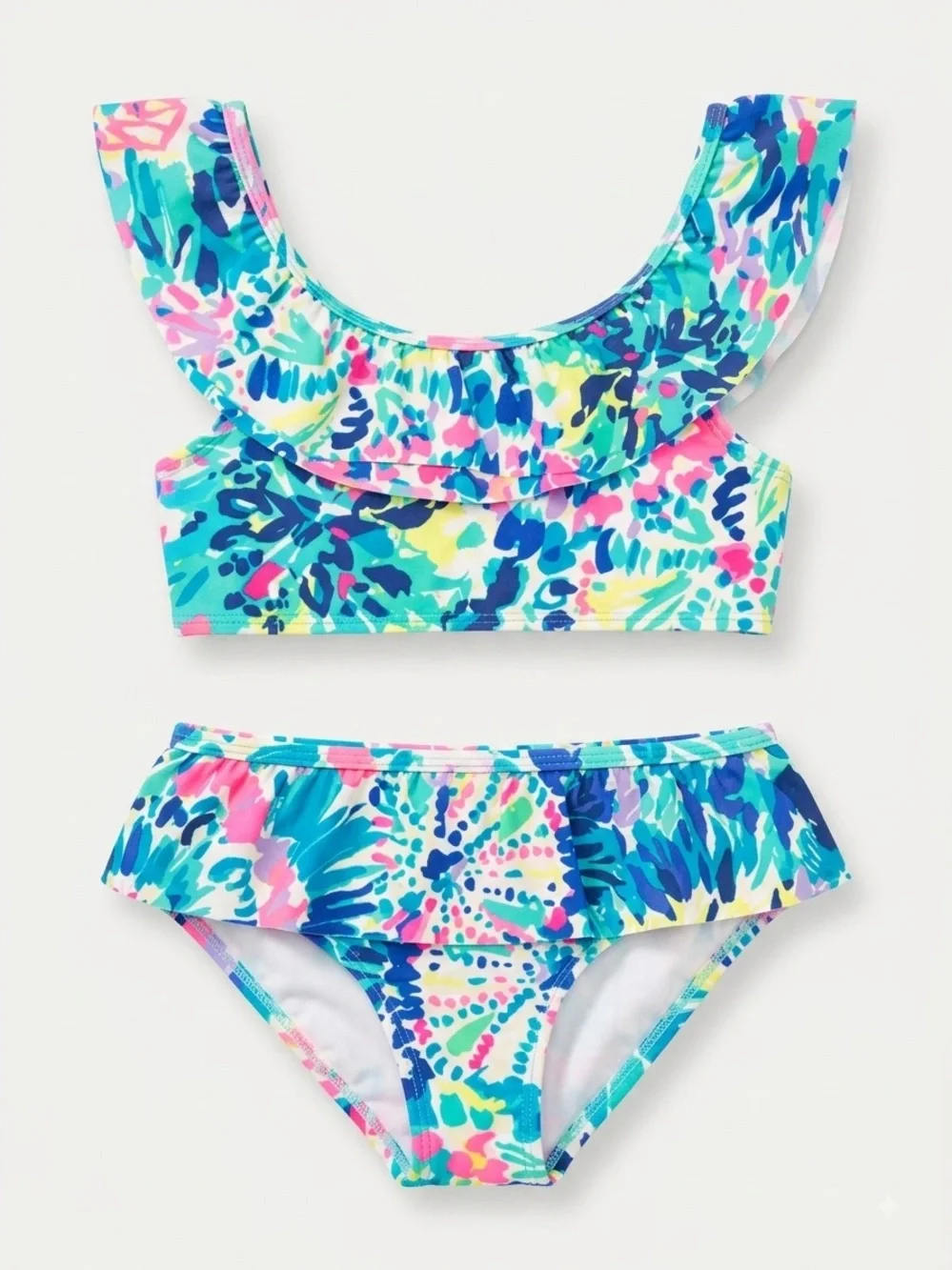Lilly Pulitzer Kids Girl's Two Piece Swimsuit Size 12
